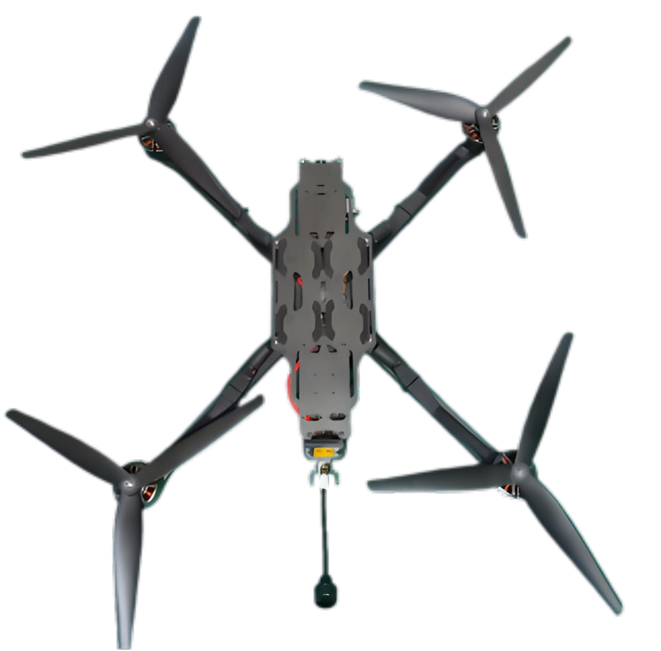 Дрон с четырьмя пропеллерами